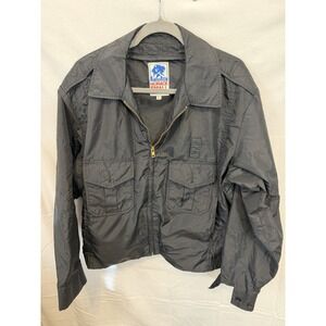 Vintage USA Horace Small Men's Black Jacket 70s 80s Security Uniforms Workwear L